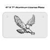 4 X 7 Aluminum License Plate  Thumbnail