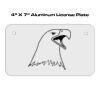 4 X 7 Aluminum License Plate  Thumbnail