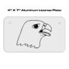 4 X 7 Aluminum License Plate  Thumbnail