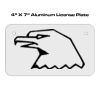 4 X 7 Aluminum License Plate  Thumbnail