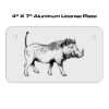 4 X 7 Aluminum License Plate  Thumbnail