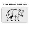 4 X 7 Aluminum License Plate  Thumbnail