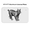 4 X 7 Aluminum License Plate  Thumbnail