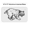 4 X 7 Aluminum License Plate  Thumbnail