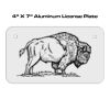 4 X 7 Aluminum License Plate  Thumbnail