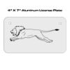 4 X 7 Aluminum License Plate  Thumbnail