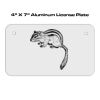 4 X 7 Aluminum License Plate  Thumbnail