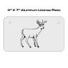 4 X 7 Aluminum License Plate  Thumbnail