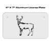 4 X 7 Aluminum License Plate  Thumbnail
