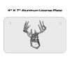 4 X 7 Aluminum License Plate  Thumbnail