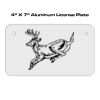 4 X 7 Aluminum License Plate  Thumbnail