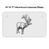 4 X 7 Aluminum License Plate  Thumbnail
