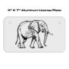 4 X 7 Aluminum License Plate  Thumbnail