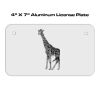 4 X 7 Aluminum License Plate  Thumbnail