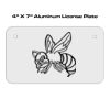 4 X 7 Aluminum License Plate  Thumbnail