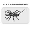 4 X 7 Aluminum License Plate  Thumbnail