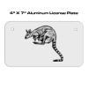 4 X 7 Aluminum License Plate  Thumbnail