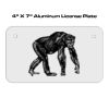 4 X 7 Aluminum License Plate  Thumbnail
