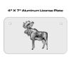 4 X 7 Aluminum License Plate  Thumbnail