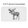 4 X 7 Aluminum License Plate  Thumbnail