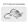 4 X 7 Aluminum License Plate  Thumbnail