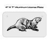 4 X 7 Aluminum License Plate  Thumbnail