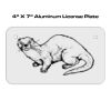 4 X 7 Aluminum License Plate  Thumbnail