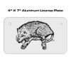 4 X 7 Aluminum License Plate  Thumbnail