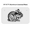 4 X 7 Aluminum License Plate  Thumbnail