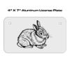 4 X 7 Aluminum License Plate  Thumbnail