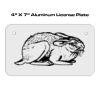 4 X 7 Aluminum License Plate  Thumbnail