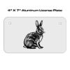 4 X 7 Aluminum License Plate  Thumbnail