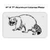 4 X 7 Aluminum License Plate  Thumbnail
