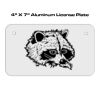 4 X 7 Aluminum License Plate  Thumbnail