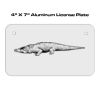 4 X 7 Aluminum License Plate  Thumbnail