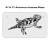 4 X 7 Aluminum License Plate  Thumbnail