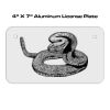 4 X 7 Aluminum License Plate  Thumbnail