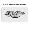 4 X 7 Aluminum License Plate  Thumbnail