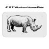4 X 7 Aluminum License Plate  Thumbnail