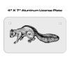 4 X 7 Aluminum License Plate  Thumbnail