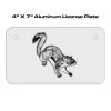 4 X 7 Aluminum License Plate  Thumbnail