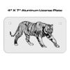 4 X 7 Aluminum License Plate  Thumbnail