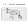 4 X 7 Aluminum License Plate 4 X 7 Aluminum License Plate Thumbnail
