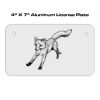 4 X 7 Aluminum License Plate  Thumbnail