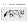 4 X 7 Aluminum License Plate  Thumbnail