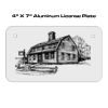 4 X 7 Aluminum License Plate  Thumbnail