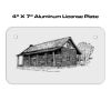 4 X 7 Aluminum License Plate  Thumbnail