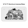 4 X 7 Aluminum License Plate  Thumbnail
