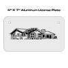 4 X 7 Aluminum License Plate  Thumbnail