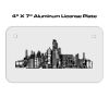 4 X 7 Aluminum License Plate  Thumbnail